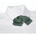 Hunter Green Adjustable Band Polyester Satin Floppy Bow Tie